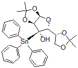 CAS#: 126193-20-2, (3aR,5R,6S,6aS)-5-[(4R)-2,2-Dimethyl-1,3-Dioxolan-4-Yl]-2,2-Dimethyl-6-Tri(Phenyl)Stannyl-5,6a-Dihydro-3aH-Furo[4,5-d][1,3]Dioxol-6-Ol