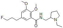 CAS 登录号：126247-33-4， N-[(1-乙基吡咯烷-2-基)甲基]-5-(3-氟丙基)-2,3-二甲氧基苯甲酰胺