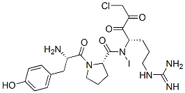 CAS 登录号：126251-21-6， 碘酪氨酰-脯氨酰-精氨酰氯甲基甲酮