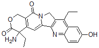 CAS#: 126266-01-1, (+-)-4-Amino-4,11-Diethyl-9-Hydroxy-1H-Pyrano(3',4':6,7)Indolizino(1,2-b)Quinoline-3,14(4H,12H)-Dione