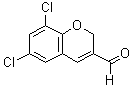 CAS 登录号：126350-18-3， 6,8-二氯-2H-苯并吡喃-3-甲醛