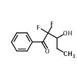 CAS 登录号：126392-92-5， 2,2-二氟-3-羟基-1-苯基-1-戊酮