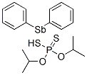 CAS 登录号：126443-52-5， 二(苯基)锑基硫基-二(丙-2-基氧基)-巯基膦烷