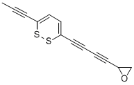CAS#: 126624-07-5, 2-[4-(6-Prop-1-Ynyldithiin-3-Yl)Buta-1,3-Diynyl]Oxirane