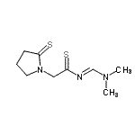 CAS#: 126647-13-0, N-[(E)-(Dimethylamino)Methylene]-2-(2-Thioxo-1-Pyrrolidinyl)Ethanethioamide