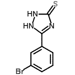 CAS#: 126651-85-2, 5-(3-Bromophenyl)-1H-1,2,4-Triazole-3-Thiol