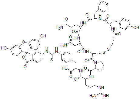 CAS#: 126660-40-0, 1-Deamino-Arginyl(8)-(Fluorescein)Phenylalanine(9)-Vasotocin