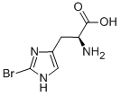 CAS 登录号：126663-36-3， (2S)-2-氨基-3-(2-溴-3H-咪唑-4-基)丙酸
