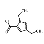 CAS 登录号：126674-97-3， 1,3-二乙基-1H-吡唑-5-甲酰氯