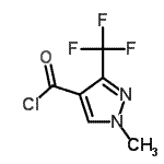 CAS 登录号：126674-98-4， 1-甲基-3-(三氟甲基)-1H-吡唑-4-甲酰氯