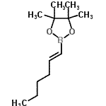 CAS 登录号：126688-97-9， 2-[(1E)-1-己烯-1-基]-4,4,5,5-四甲基-1,3,2-二氧硼戊环