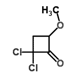 CAS#: 126790-69-0, 2,2-Dichloro-4-Methoxycyclobutanone
