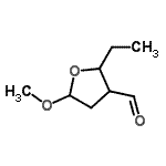 CAS#: 126810-42-2, 2-Ethyl-5-Methoxytetrahydro-3-Furancarbaldehyde