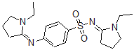 CAS#: 126826-74-2, (Nz)-N-(1-Ethylpyrrolidin-2-Ylidene)-4-[(1-Ethylpyrrolidin-2-Ylidene)Amino]Benzenesulfonamide