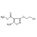 CAS#: 126865-31-4, Methyl 5-Amino-3-(2-Hydroxyethoxy)-1,2-Oxazole-4-Carboxylate