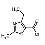 CAS#: 126889-03-0, 4-Ethyl-2-Methyl-1,3-Thiazole-5-Carbonyl Chloride