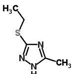 CAS#: 126909-98-6, 3-(Ethylsulfanyl)-5-Methyl-1H-1,2,4-Triazole
