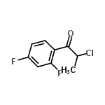 CAS#: 126917-43-9, 2-Chloro-1-(2,4-Difluorophenyl)-1-Propanone
