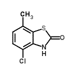 CAS#: 126920-74-9, 4-Chloro-7-Methyl-1,3-Benzothiazol-2(3H)-One