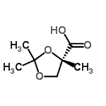 CAS#: 126971-32-2, (4S)-2,2,4-Trimethyl-1,3-Dioxolane-4-Carboxylic Acid