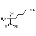 CAS#: 126987-50-6, (2R)-2,6-Diamino-2-Hydroxy-Hexanoic Acid