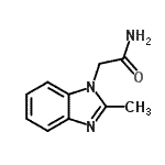 CAS 登录号：126993-64-4， 2-(2-甲基-1H-苯并咪唑-1-基)乙酰胺