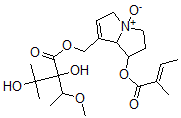 CAS#: 127-30-0, [7-(2-Methylbut-2-Enoyloxy)-4-Oxido-5,6,7,8-Tetrahydro-3H-Pyrrolizin-4-Ium-1-Yl]Methyl 2,3-Dihydroxy-2-(1-Methoxyethyl)-3-Methylbutanoate