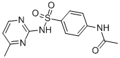 CAS#: 127-73-1, N-[4-[[(4-Methyl-2-Pyrimidinyl)Amino]Sulfonyl]Phenyl]-Acetamide