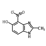 CAS#: 127025-81-4, 2-Methyl-4-Nitro-1H-Benzimidazol-5-Ol