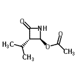 CAS#: 127127-61-1, (2S,3S)-3-Isopropyl-4-Oxo-2-Azetidinyl Acetate