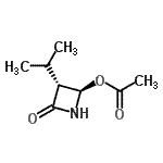 CAS#: 127127-62-2, (2R,3R)-3-Isopropyl-4-Oxo-2-Azetidinyl Acetate