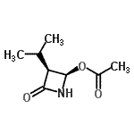 CAS 登录号：127127-63-3， (2R,3S)-3-异丙基-4-氧代-2-氮杂环丁基乙酸酯