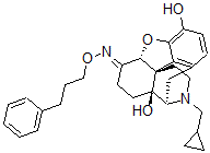 CAS 登录号：127227-11-6， 6-(3-苯基丙基)羟亚氨基纳曲酮
