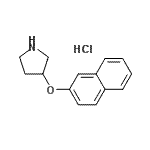 CAS#: 127342-10-3, 3-(2-Naphthyloxy)Pyrrolidine Hydrochloride (1:1)
