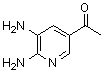 CAS#: 127356-17-6, 1-(5,6-Diamino-3-Pyridinyl)Ethanone