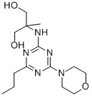 CAS 登录号：127374-84-9， 2-甲基-2-((4-(4-吗啉基)-6-丙基-1,3,5-三嗪-2-基)氨基)-1,3-丙烷二醇