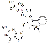CAS 登录号：127383-33-9， 3'-(甲基氨茴酰)-2'-脱氧-鸟苷二磷酸酯
