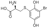 CAS 登录号：127391-97-3， 2-溴-6-半胱氨酸-S-基氢醌