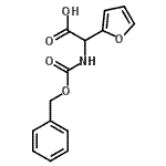 CAS 登录号：127420-04-6， {[(苄氧基)羰基]氨基}(2-呋喃基)乙酸