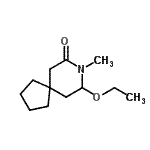 CAS#: 127425-13-2, 9-Ethoxy-8-Methyl-8-Azaspiro[4.5]Decan-7-One