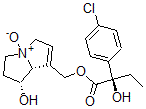 CAS 登录号：127441-92-3， [(7R,8R)-7-羟基-4-氧代-5,6,7,8-四氢-3H-吡咯里嗪-4-鎓-1-基]甲基(2R)-2-(4-氯苯基)-2-羟基丁酸酯