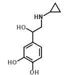 CAS#: 127560-11-6, 4-[2-(Cyclopropylamino)-1-Hydroxyethyl]-1,2-Benzenediol