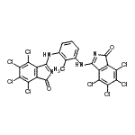 CAS#: 12769-01-6, 3,3'-[(2-Methyl-1,3-Phenylene)Diimino]Bis(4,5,6,7-Tetrachloro-1H-Isoindol-1-One)