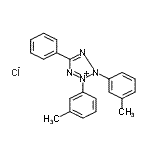 CAS 登录号：127697-61-4， 2,3-二(3-甲基苯基)-5-苯基-2H-四唑-3-鎓氯化物