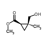 CAS#: 127722-17-2, Methyl (1R,2S)-2-(Hydroxymethyl)-2-Methylcyclopropanecarboxylate