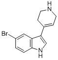 CAS#: 127792-80-7, 5-Bromo-3-(1,2,3,6-Tetrahydro-4-Pyridinyl)-1H-Indole