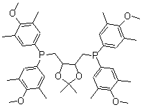 CAS#: 127797-02-8, [[(4S,5S)-2,2-Dimethyl-1,3-Dioxolane-4,5-Diyl]Bis(Methylene)]Bis[Bis(4-Methoxy-3,5-Dimethylphenyl)-Phosphine]