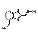 CAS#: 127926-60-7, (E)-N-Hydroxy-1-(4-Methoxy-1H-Benzimidazol-2-Yl)Methanimine