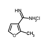 CAS#: 127929-98-0, 2-Methyl-3-Furancarboximidamide Hydrochloride (1:1)