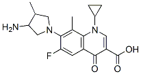 CAS#: 127966-63-6, 7-(3-Amino-4-Methyl-1-Pyrrolidinyl)-1-Cyclopropyl-1,4-Dihydro-6-Fluoro-8-Methyl-4-Oxoquinoline-3-Carboxylic Acid